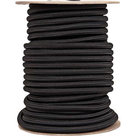 Liberty Mountain .38in. x 100ft. Shock Cord Nylon - Black 133407